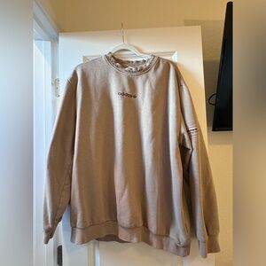 Adidas brown crew neck